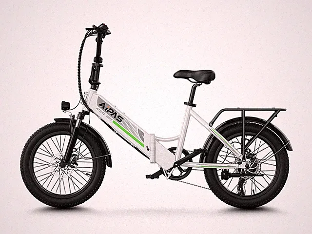 750W Electric Bike for Adults 48V/12.8Ah 28MPH Folding eBike 20" Fat Tire NEW