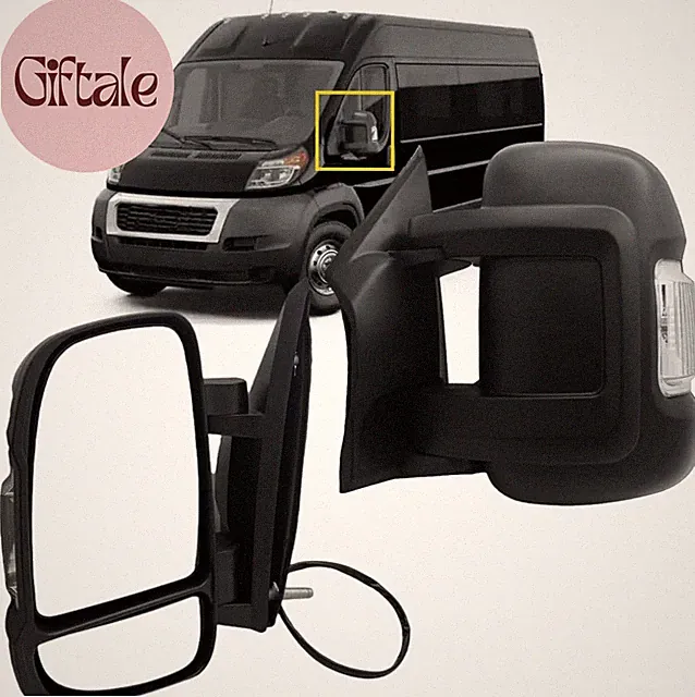 Driver Side Mirror Compatible with 2014-2024 Ram Promaster 1500 2500 3500 (Short