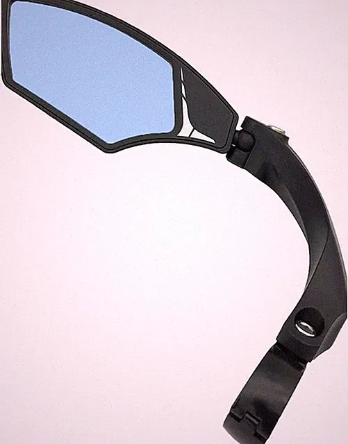 Hafny Handlebar Bike Mirror – HD Glass, Wide Angle, Adjustable 360° Rear View