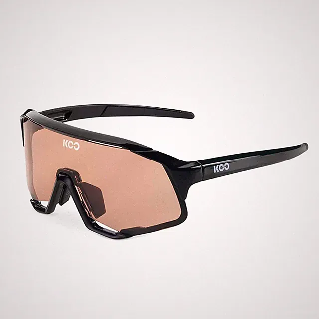 KOO Performance Sunglasses Adjustable Fit Black Rose Cycling Eyewear 80 Chara...