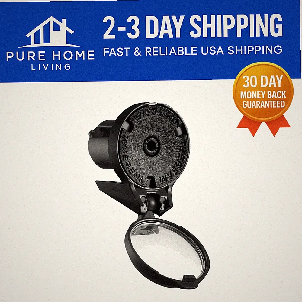 Lightweight Folding Bike Mirror with 360° View - CORKY for Comfort and Safety