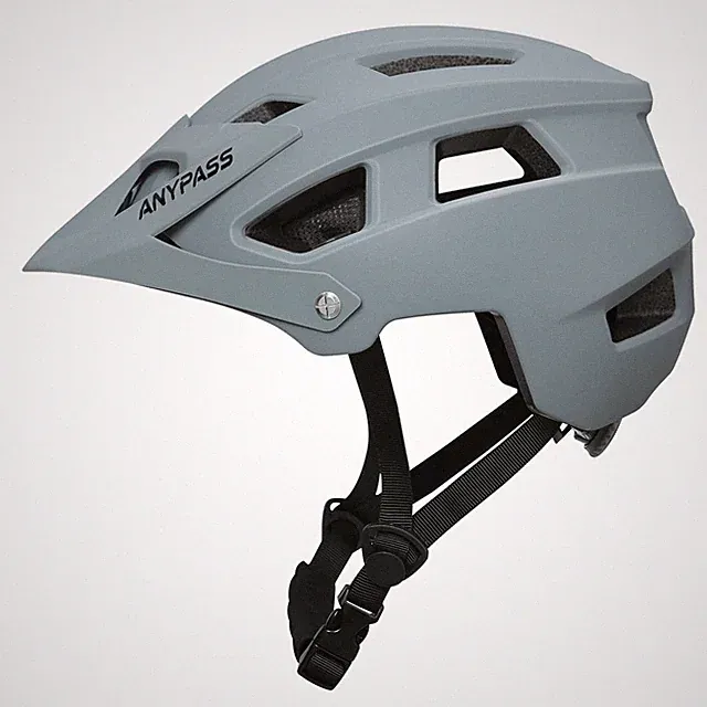Mountain Bike Helmet Adult Men Women - Ultra Comfort, Super Large, Light Gray