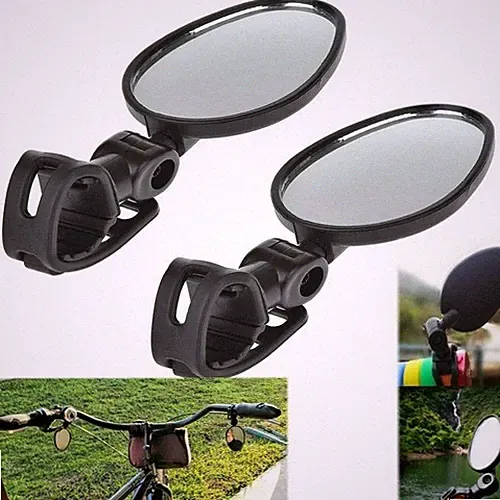 Mountain Glass Mirror Adjustable fits Hybrid MTB Recumbent Bike Urban Bicycle BC