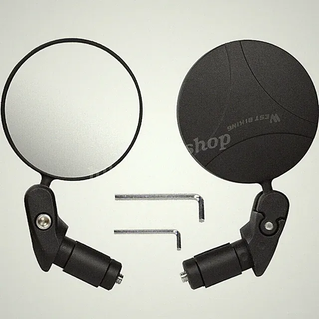 MTB Mountain Bike Rearview Mirror Bicycle Handlebar Convex Rear View Mirror US