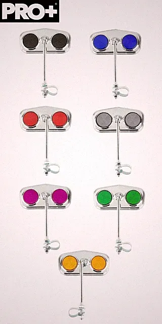 PRO+ Diamond Rear View Bicycle Mirrors Reflectors Lowrider Cruiser Bike Chrome
