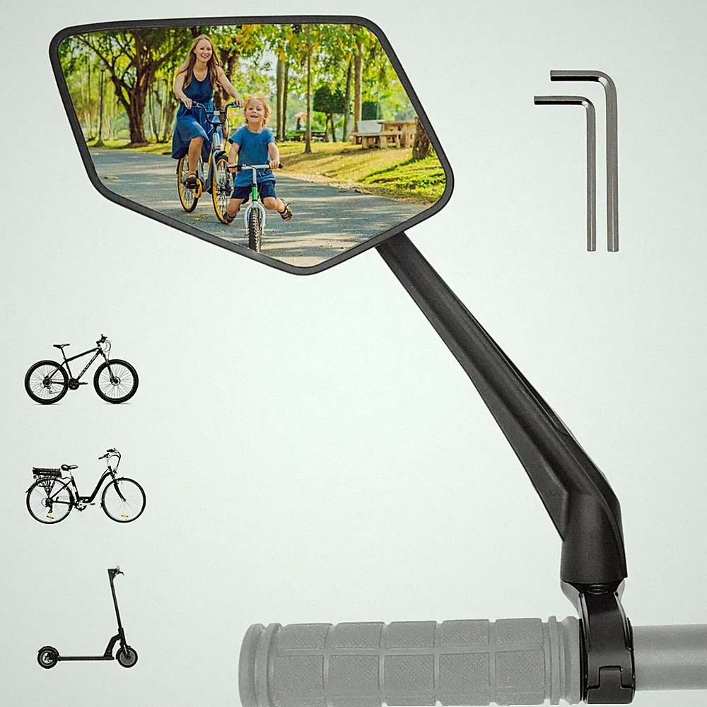 REEZER - Bicycle mirror - Electric bike mirror - Electric scooter mirror - Id...