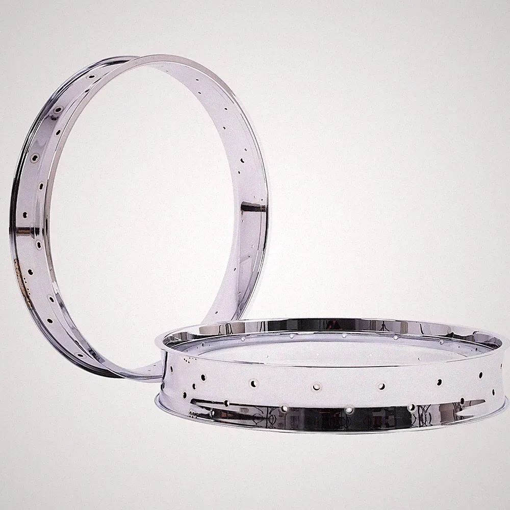 Tracer 26"*13G*36H Double Layer Bike Rim Mirror Chrome for 3.0, 4.0 Fat Tire
