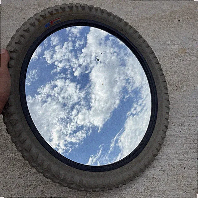 Vtg 1999 IKEA VOLDA 20" BMX Bike GT Tire Wall Mirror - Man Cave